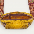 Sac Python Big Charly Jaune Safran