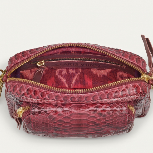 Python Charly Burgundy bag