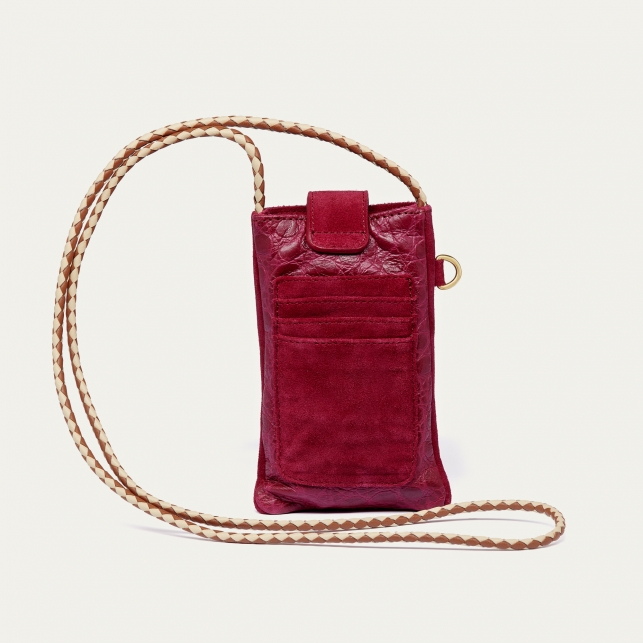 Rococo Leather Phone Bag Double Marcus