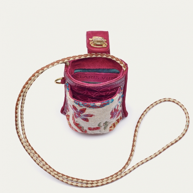 Rococo Leather Phone Bag Double Marcus