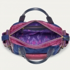 Purple Python Leo Bag
