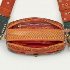 Sac Python Lily Orange Brûlé