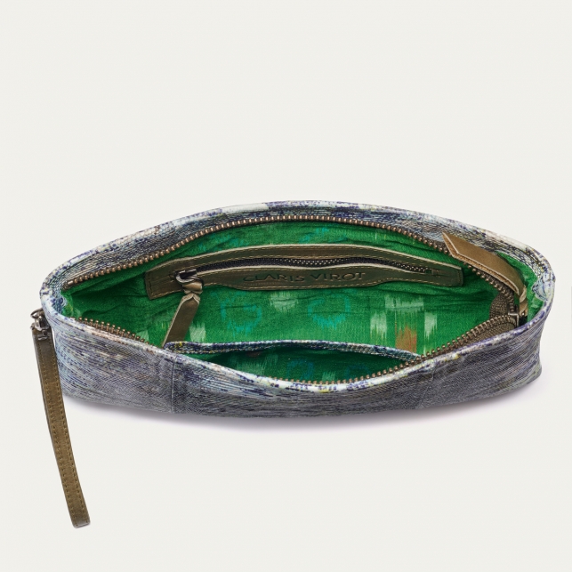 Pochette Lézard Lou Renaissance Camo