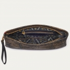 Pochette Lézard Lou Vieil Or