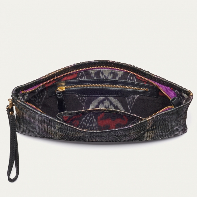 Pochette Python Lou Carbone