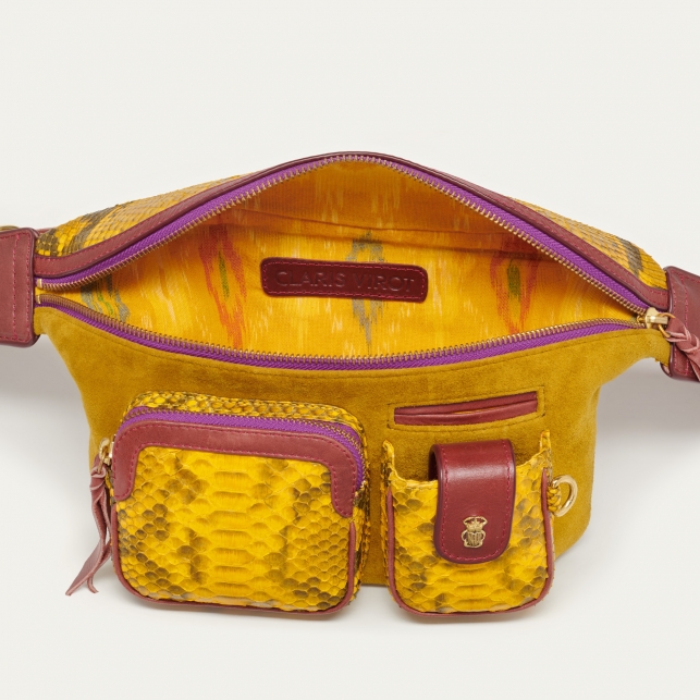 Saffron Python Fanny Pack Romeo