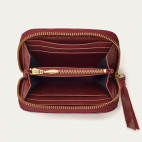 Burgundy Python Mini Bob Wallet