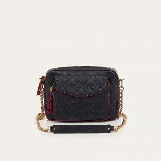 Liquorice Leather Bag Big Charly