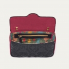 Liquorice Leather Ava Medium Bag