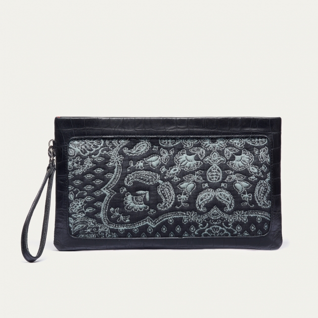 Pochette Cuir Lou Cachemire Jean