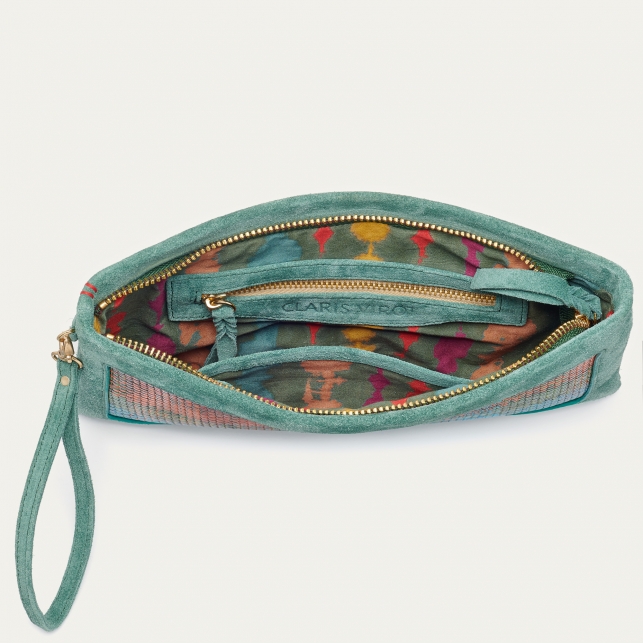 Pochette Cuir Lou Arlequin