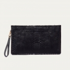 Pochette Python Big Lou Noire