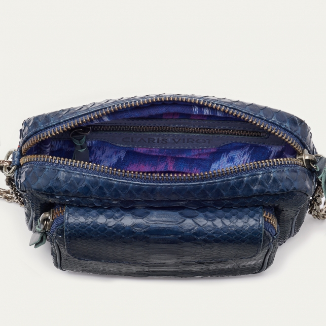 Sac Python Charly Bleu Navy