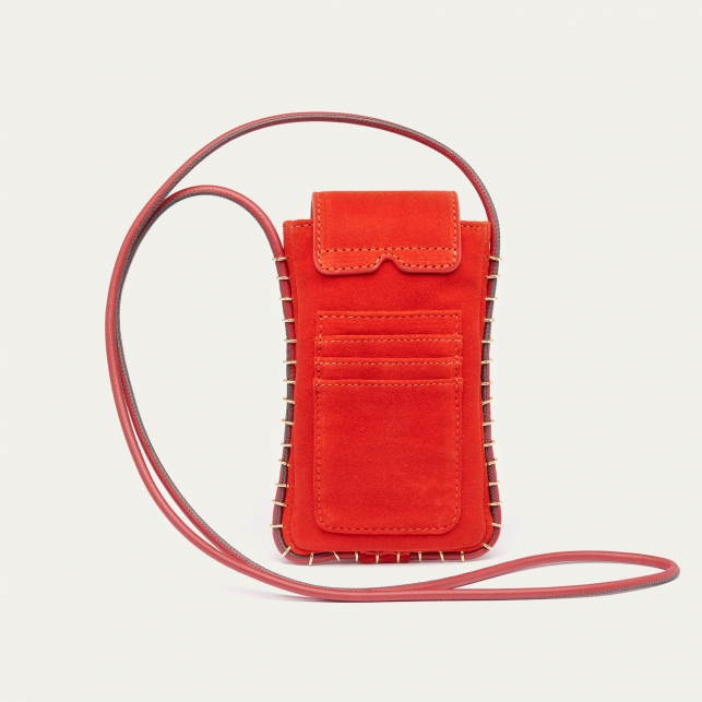 Etui à lunettes Emile Cuir Flash Flame