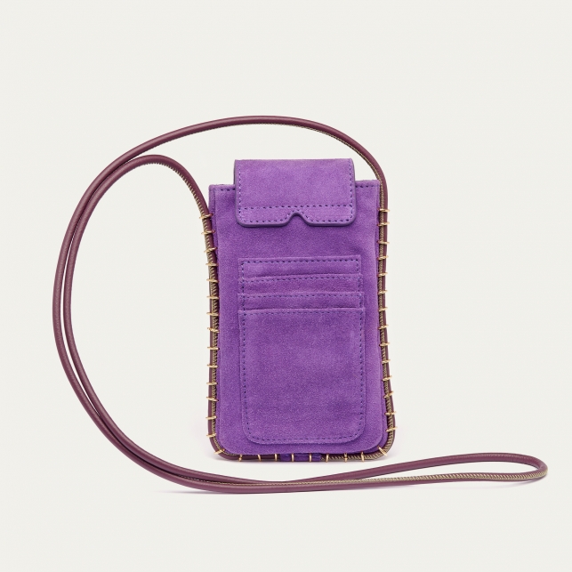 Ultraviolet Leather Emile Sunglasses Case