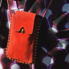 Etui à lunettes Emile Cuir Flash Flame