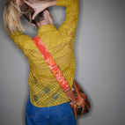 Orange Endek Timor Strap
