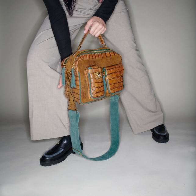 Sac Cesar Cuir Marron Tabac