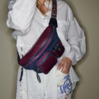 Sac Banane Python Romeo Violet