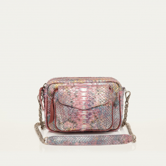 Pink Coral Python Bag Charly