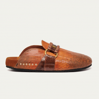 Kocha lizard Georgette Mules