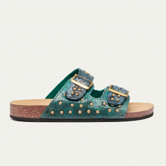 Sandales Python Odette Lagon