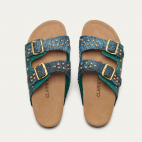 Sandales Python Odette Lagon