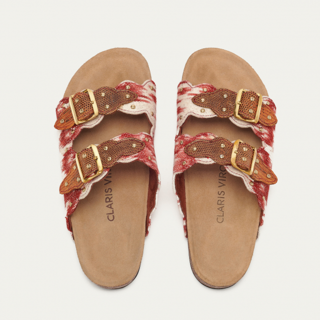 Red Timor Odette Sandals