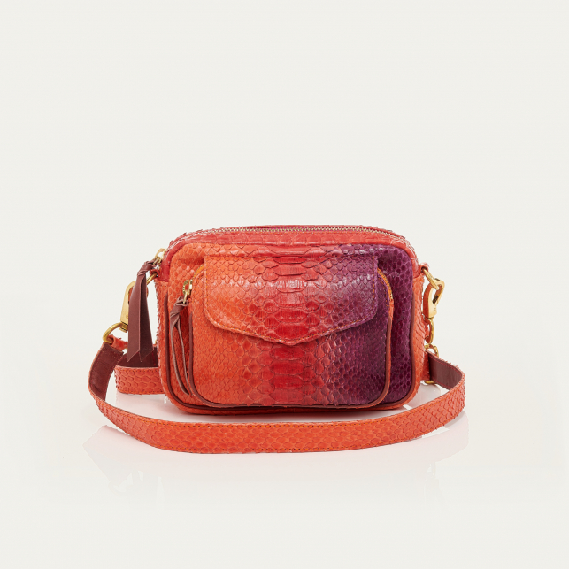 Sac Python Baby Charly Rouge Levant