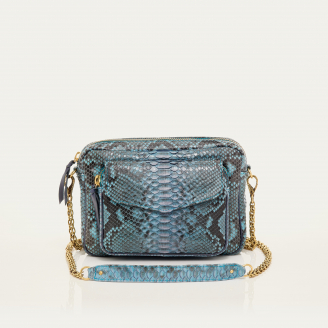 Sac Python Big Charly Bleu Lagon