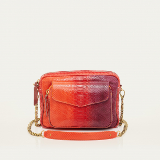 Sac Python Big Charly Rouge Levant