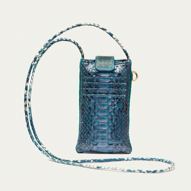 Lagoon Python Phone Bag Double Marcus
