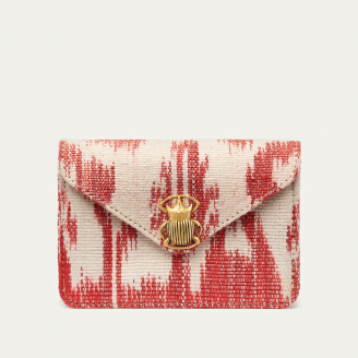Red Timor Card Holder Alex