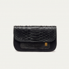 Black Python Bianca Card Holder