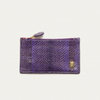 Porte Carte Serpent d'Eau Helena VIolet