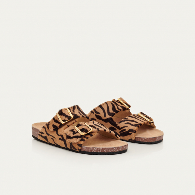 Sandales Cuir Imprimé Odette Tora