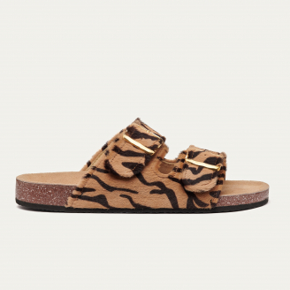 Sandales Cuir Imprimé Odette Tora
