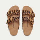 Tora Printed Leather Odette Sandals