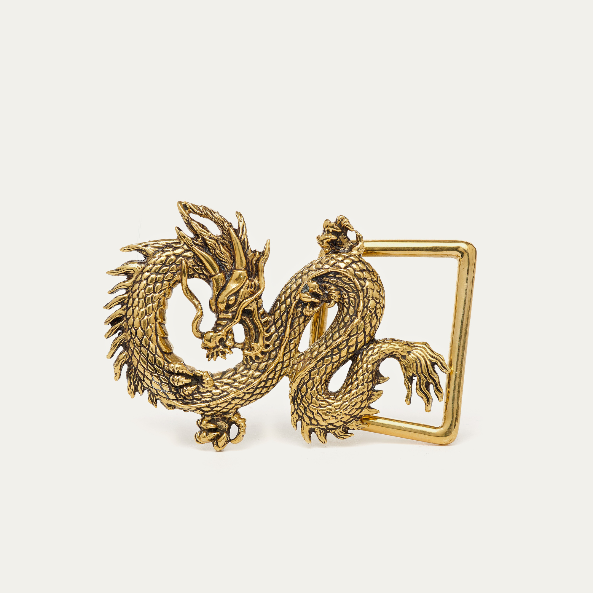 Golden Dragon Belt Buckle
