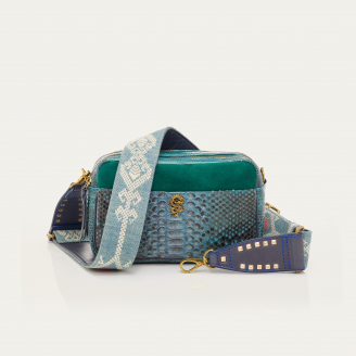 Lagoon Python Lizard Lily Bag