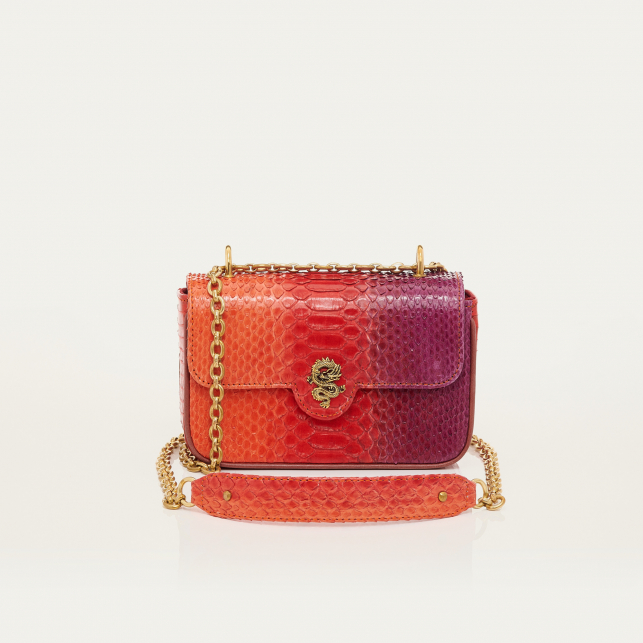 Sac Python Mini Ava Rouge Levant