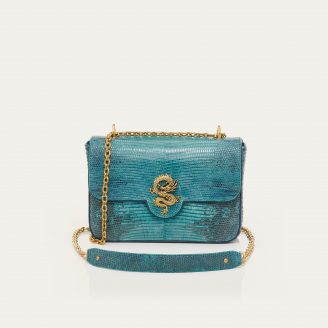 Lagoon Lizard Python Ava Medium Bag