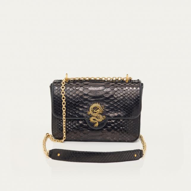 Sac Python Ava Medium Noir Dragon