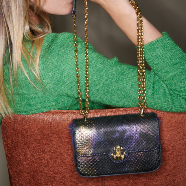 Sac Python Mini Ava Carbone