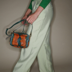 Sac Python Baby Charly Vert Orangé