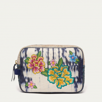 Trousse Timor Suzanne Bleu Brodé