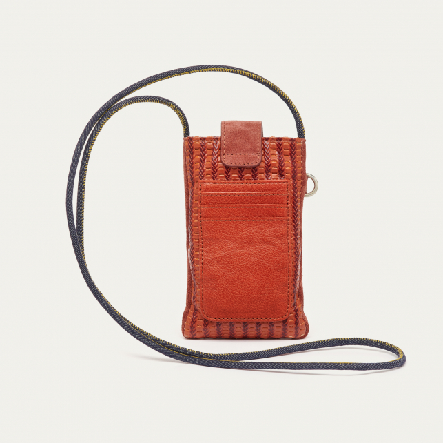 Etui à Telephone Cuir Double Marcus Anko