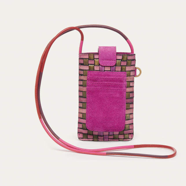 Etui à Telephone Cuir Double Marcus Sakura