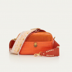 Sac Cuir Lily Orange Koï