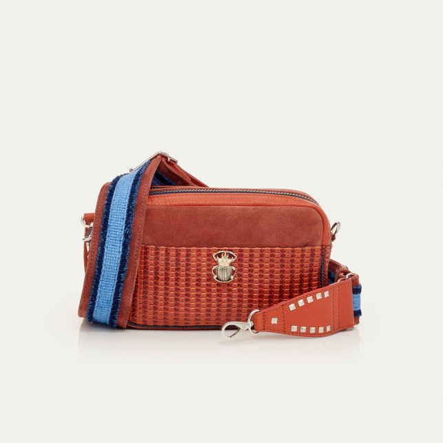 Sac Cuir Lily Rouge Brique Rouge Anko